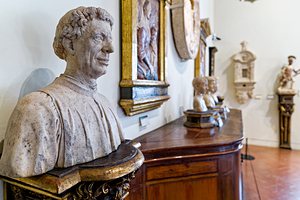 Sculptures in Sala del Verrocchio Museo Nazionale Bargello