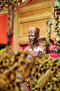Statue in Hanoi showcasing culture and history in Vietnam