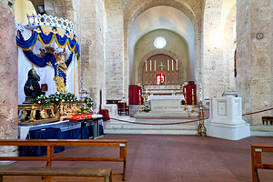Interior view of Norman Cathedral in Gerace Calabria Italy by Marco Brivio