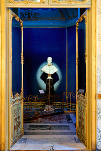 Doria Pamphilj Gallery in Rome features Pope Innocent X statue