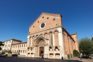 Exploring the church of San Lorenzo in Vicenza Veneto Italy