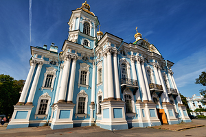 Nikolo bogoyavlenskiy morskoy sobor in saint petersburg