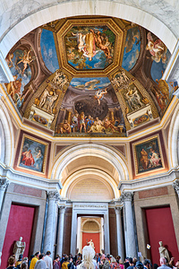 Visitors explore art and history at Vatican Museums