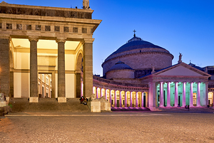 Sunset at Basilica di San Francesco di Paola Naples
