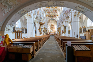 Visit to the maria geburt church on the romantic road in bavaria by Marco Brivio