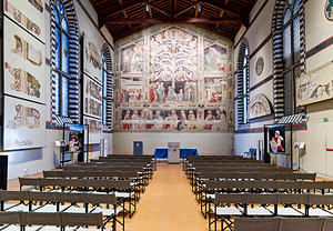 Basilica di Santa Croce in Florence with Taddeo Gaddi frescoes