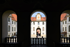 Exploring interior views of Benediktinerkloster St. Mang in Bava