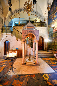 Visit to the church of the Holy Sepulchre in Jerusalem
