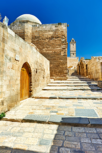 Explore the ancient paths leading up to Aleppo Citadel in Syria by Marco Brivio