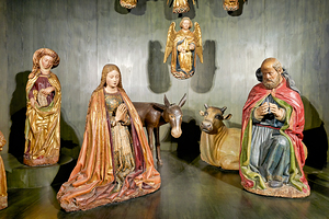 Nativity scene inside Certosa di San Martino in Naples Campania