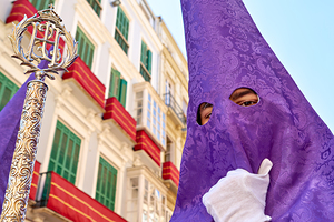 Easter processions in Malaga Andalusia