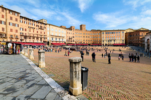 Exploring Piazza del Campo in Siena Tuscany Italy