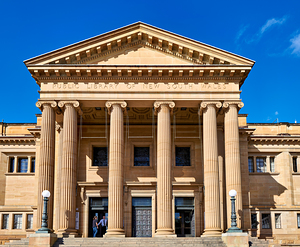 Public Library of New South Wales building facade