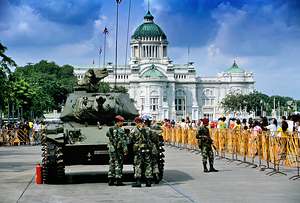 2006 Bangkok coup with public backing and military force