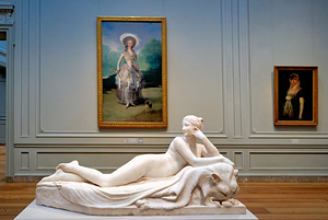 Sculpture and paintings in National Gallery of Art
