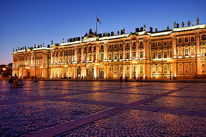 General Staff Building view at Palace Square in Saint Petersburg