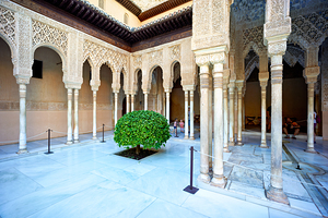 Exploring Alhambras intricate architecture