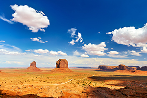Exploring monument valley in the united states national park