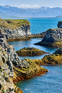 Explore Arnarstapi cliffs and shoreline in Iceland