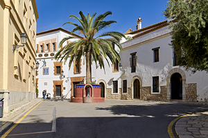 Sitges Catalunya Spain. Historical buildings
