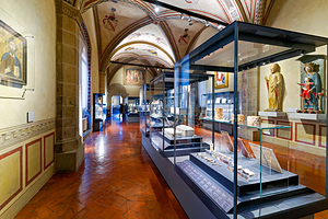Exploring exhibits at Museo Nazionale del Bargello in Florence