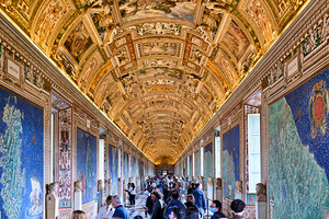 Explore the gallery of maps in the vatican museums in rome