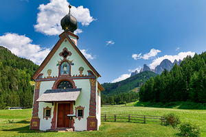 Visit St. John Ranui church in Val di Funes South Tyrol Italy