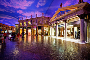 Shopping at caesars palace mall in las vegas nevada