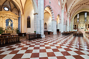Visitors explore Cattedrale di Santa Maria in Vicenza