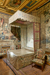 Exploring the interior of Chateau de Cheverny in Loire Valley