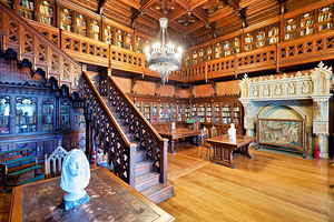 Visitors wander through the Winter Palace Hermitage Museum in St