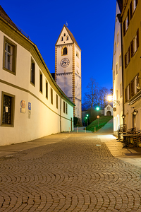 Explore Fussen on the Romantic Road near the parish church of St