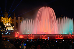 Barcelonas Montjuïc Fountain: a dazzling water show