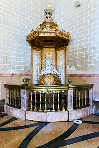 Well known altar in Cathedral of the Savior of Zaragoza
