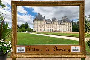 Chateau de Cheverny in the Loire Valley offers a beautiful view
