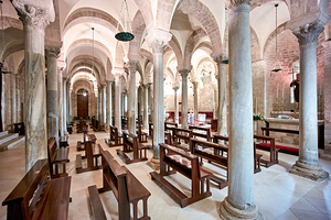 Apulia Puglia Italy. Trani. Basilica Cattedrale Beata Maria Vergine Assunta dedicated to Saint Nicholas