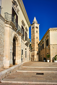 Apulia Puglia Italy. Trani. Basilica Cattedrale Beata Maria Vergine Assunta dedicated to Saint Nicholas