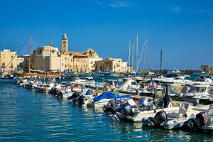 Apulia Puglia Italy. Trani. The seaport