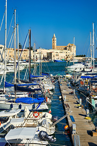 Apulia Puglia Italy. Trani. The seaport