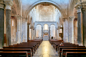 Apulia Puglia Italy. Bari. The Pontifical Basilica of Saint Nicholas