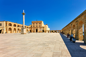 Salento. Apulia Puglia Italy. Santa Maria di Leuca. Santuario di Santa Maria de Finibus Terrae