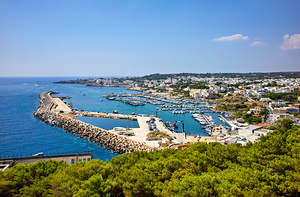 Salento. Apulia Puglia Italy. Santa Maria di Leuca. The harbour