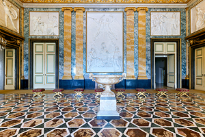 Caserta Campania Italy. The Royal Palace. The Hall of Mars