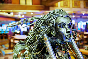 Bike Art. Treasure Island Casino. Las Vegas Nevada USA