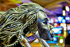 Bike Art. Treasure Island Casino. Las Vegas Nevada USA