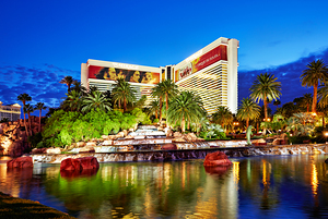 Mirage Hotel and Casino. Las Vegas Nevada USA