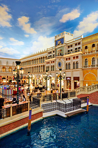 Little Venice at Venetian Hotel and Casino. Las Vegas Nevada USA