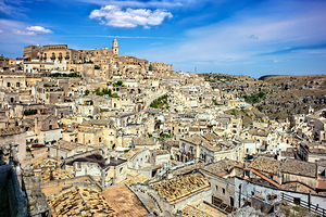 Matera Basilicata Italy. Cityscape. I sassi di Matera