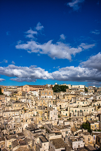 Matera Basilicata Italy. Cityscape. I sassi di Matera