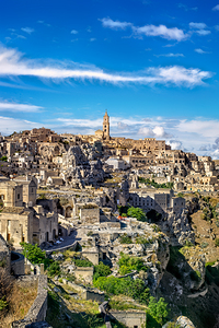 Matera Basilicata Italy. Cityscape. I sassi di Matera